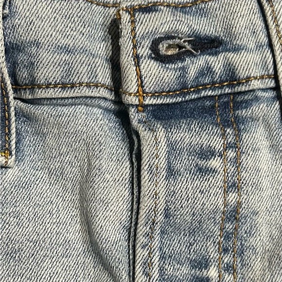 Levi's Light Gray Distressed Straight Leg Jeans wedgie straight - Picture 4 of 8